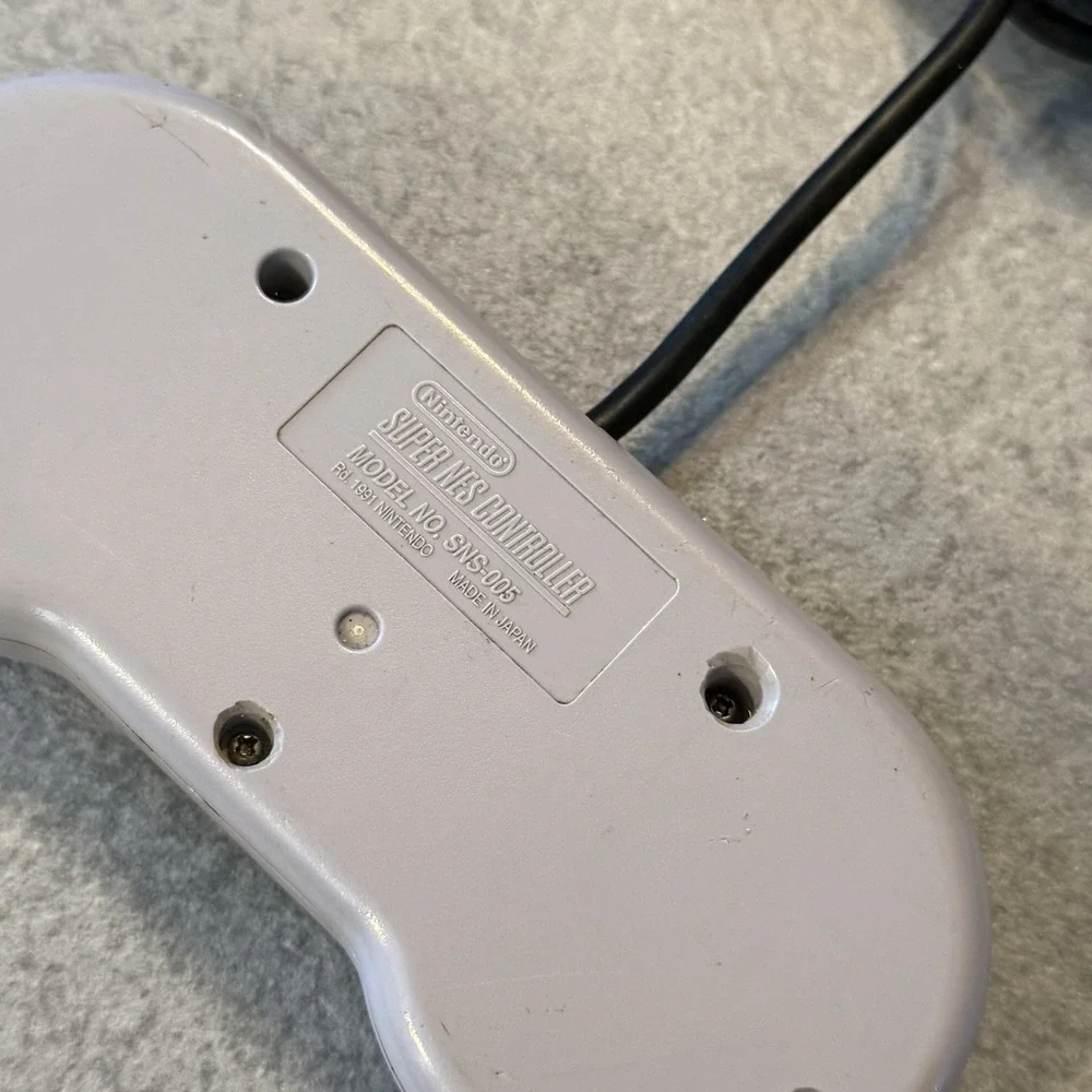 OEM SNES Super Nintendo Controller SNS-005 For Parts Repair Not Working